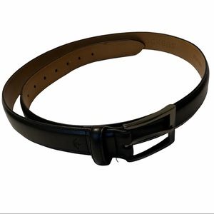 Dockers Belt Genuine Leather Mens Size 42 Black Dress Belt Work Casual Daily